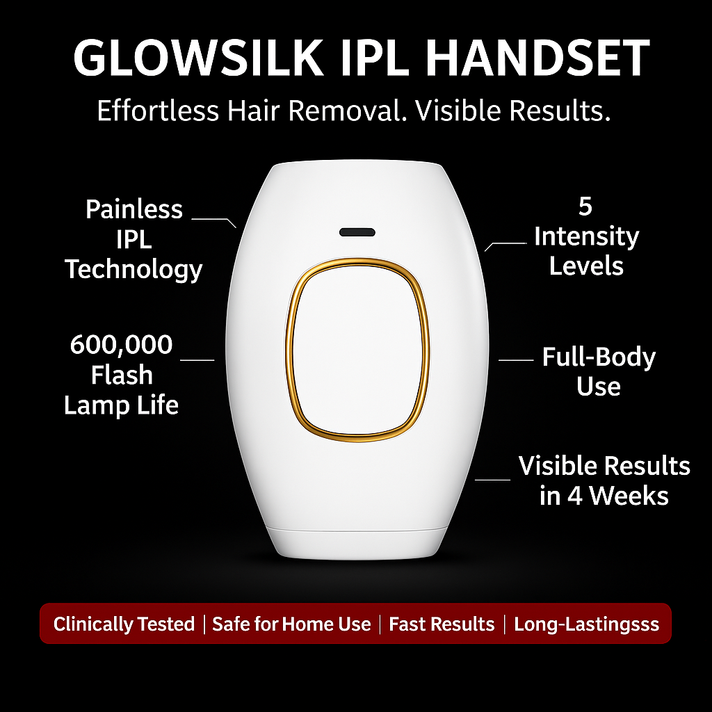GlowSilk IPL Hair Removal Device